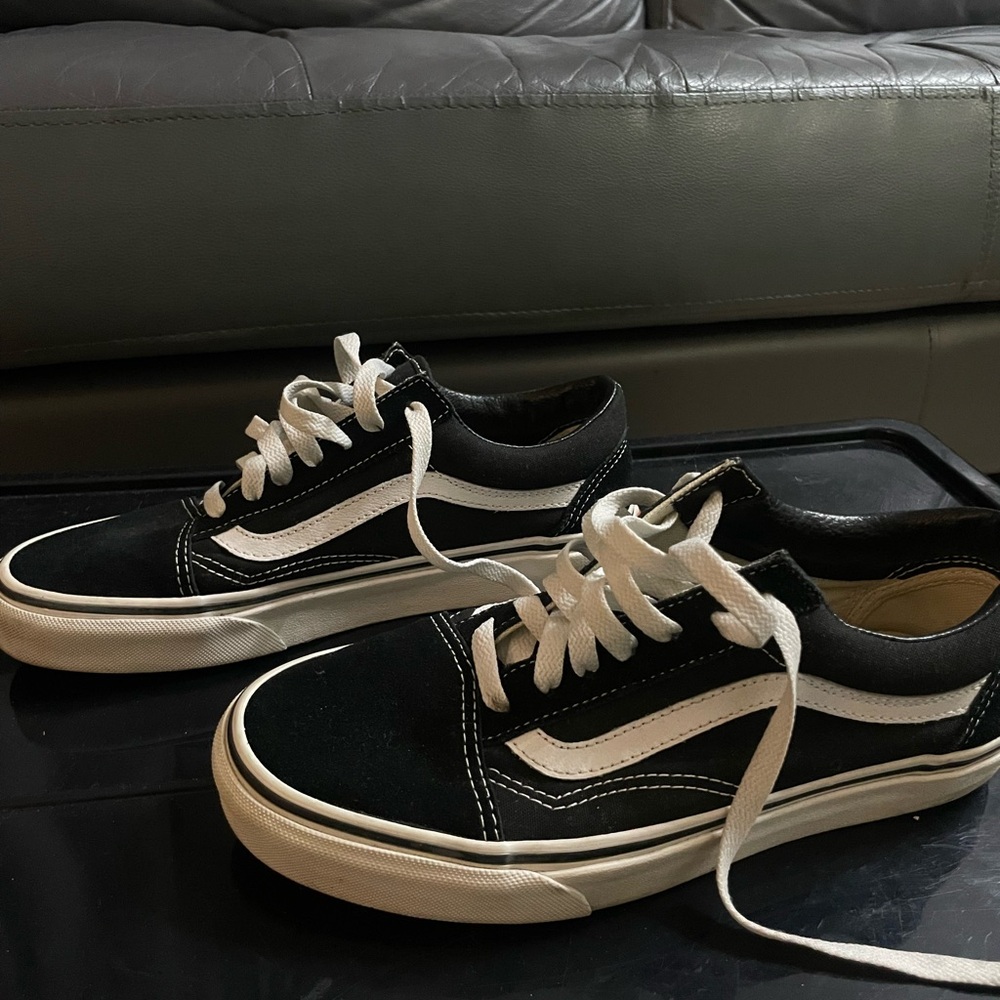 Black and White Old Skool Vans